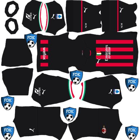 AC Milan DLS Kits 2023 .